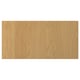 An oak SINARP wooden panel with a solid wood edge, featuring a natural finish and rectangular shape.