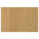 A SINARP wooden door in natural oak color, featuring a solid oak edge and a veneer material, which provides a durable and stable build.
