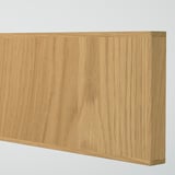 Close-up of wooden edge, smooth finish, natural grain visible.