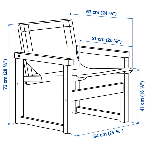 Illustration with measurements for the product: SJÄLSÖ.