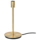 SKAFTET gold lamp base, minimalist modern design, cylindrical shape, metal material.