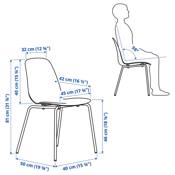 SKÅLSTA Chair, plastic red/tubular metal/black-grey