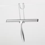 Squeegee hook for shower doors, no drill.