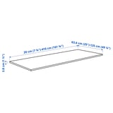 Illustration with measurements for the product: SKOGSÅ.
