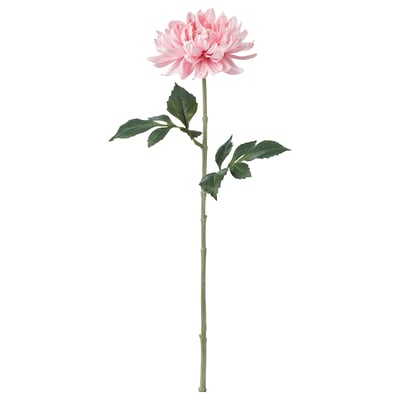 SMYCKA light pink artificial flower. Made from 100% recycled polyester and steel. Realistic design, perfect for decor.