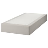 SNARUM white foam mattress, rectangular, modern, minimalist design.