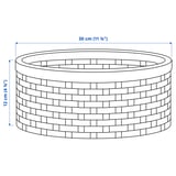 Illustration with measurements for the product: SNÖPLOG.