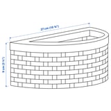 Illustration with measurements for the product: SNÖPLOG.
