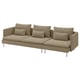 SÖDERHAMN 4-seat sofa, Johanneshov brown-beige