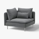 SÖDERHAMN Cover for corner section, Johanneshov dark grey
