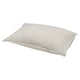 SOLFIBBLA pillow, beige with stripes, rectangular, cotton, soft, recycled material.