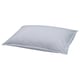 A SOLFIBBLA pillow in blue and white stripes, rectangular in shape with a soft cotton feel.