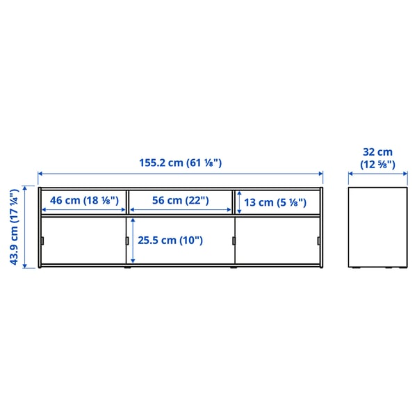 Illustration with measurements for the product: SPIKSMED.