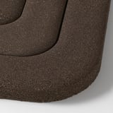 Dark brown cork trivet with smooth, slightly beveled edges. Natural texture visible, indicating high-quality craftsmanship.