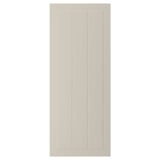 STENSUND beige door, smooth, rectangular, framed panels, easy-clean lacquered surface.