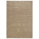 STOENSE beige rug, soft and plush, made of polypropylene, rectangular with uniform color.