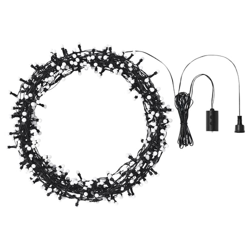 STRÅLA LED lighting chain, outdoor/ball, 20 m