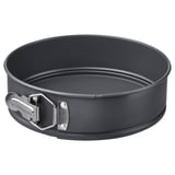 STRANDFLY black springform pan, round with handles, non-stick interior, metallic, durable steel.