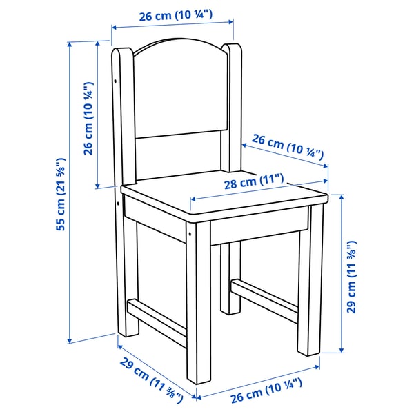 Illustration with measurements for the product: SUNDVIK.