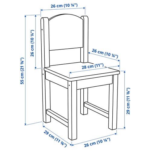 Illustration with measurements for the product: SUNDVIK.