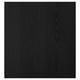 Option: TIMMERVIKEN black wooden panel, rustic grain design.