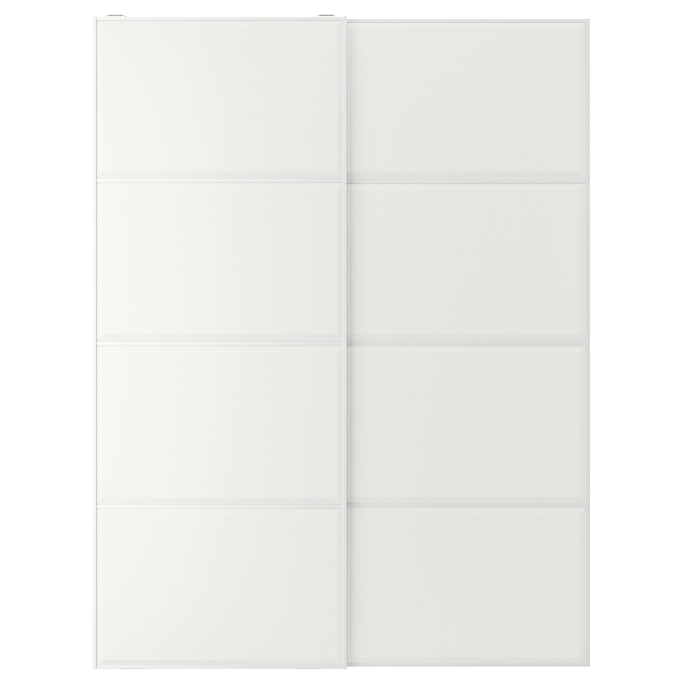 TJÖRHOM pair of sliding doors, white, 150x201 cm - IKEA Sweden