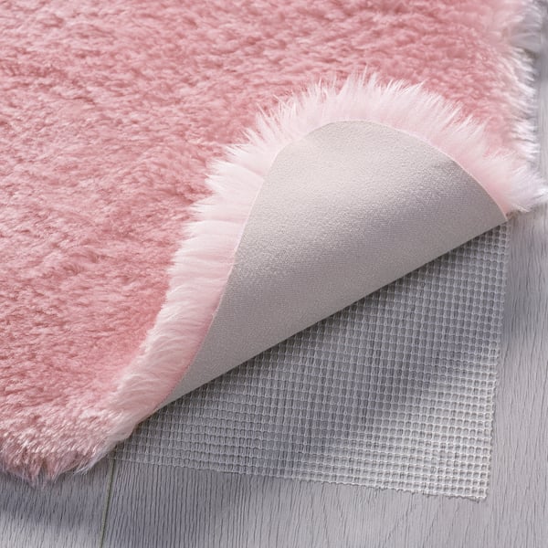 TOFTLUND Rug, pink, 55x85 cm