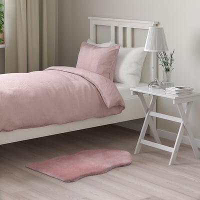 TOFTLUND Rug, pink, 55x85 cm