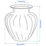 Illustration with measurements for the product: TONSÄTTA.
