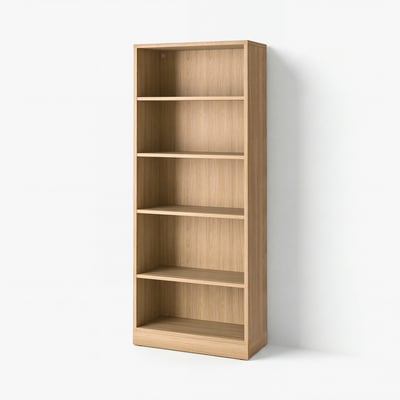 TONSTAD Bookcase, oak veneer, 82x37x201 cm
