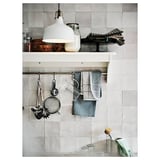 TORNVIKEN Wall shelf, off-white, 120 cm
