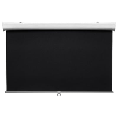 TRETUR blackout blind, white frame, cordless, soft close, inner/outer mount.