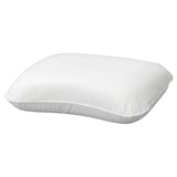A white, minimalist ULLVIDE pillow with smooth, plain fabric cover.