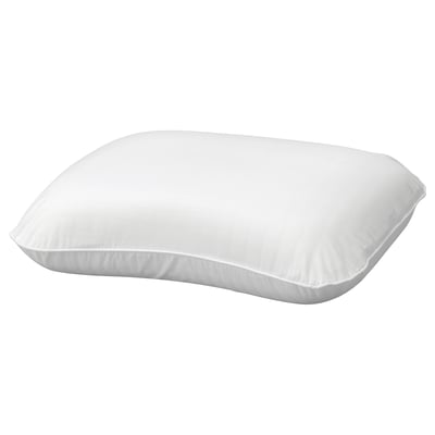 A white, minimalist ULLVIDE pillow with smooth, plain fabric cover.