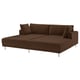 UPPÅKRA 3-seat modular sofa, with chaise longues/Samsala dark brown
