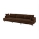 UPPÅKRA 4,5-seat modular sofa, Samsala dark brown