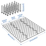 Illustration with measurements for the product: UPPDATERA.