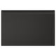 Elegant black UPPLÖV kitchen cabinet; rectangular, plastic edges, minimalist design.