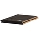 UTRUSTA dark shelf, melamine, rectangular, thick, easy to clean, modern design.