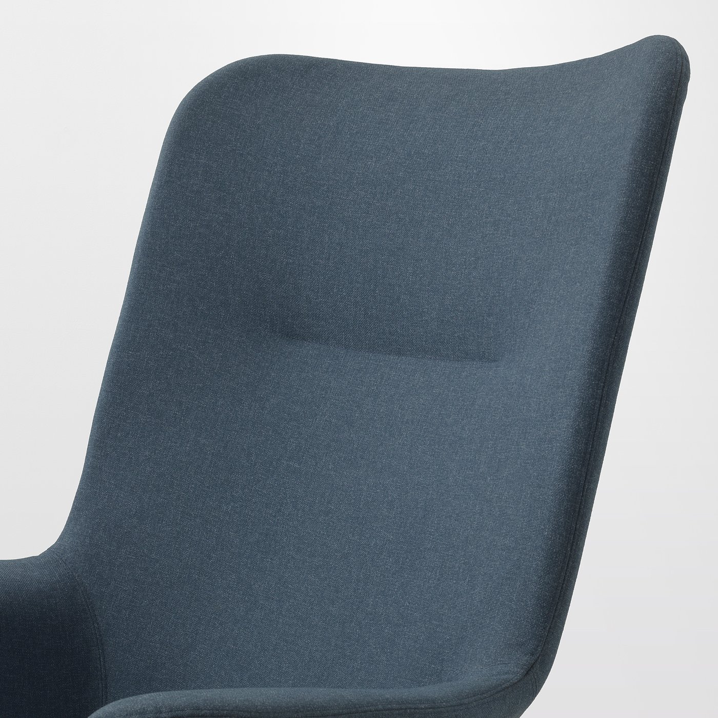 VEDBO high-back armchair, Gunnared blue - IKEA Sweden