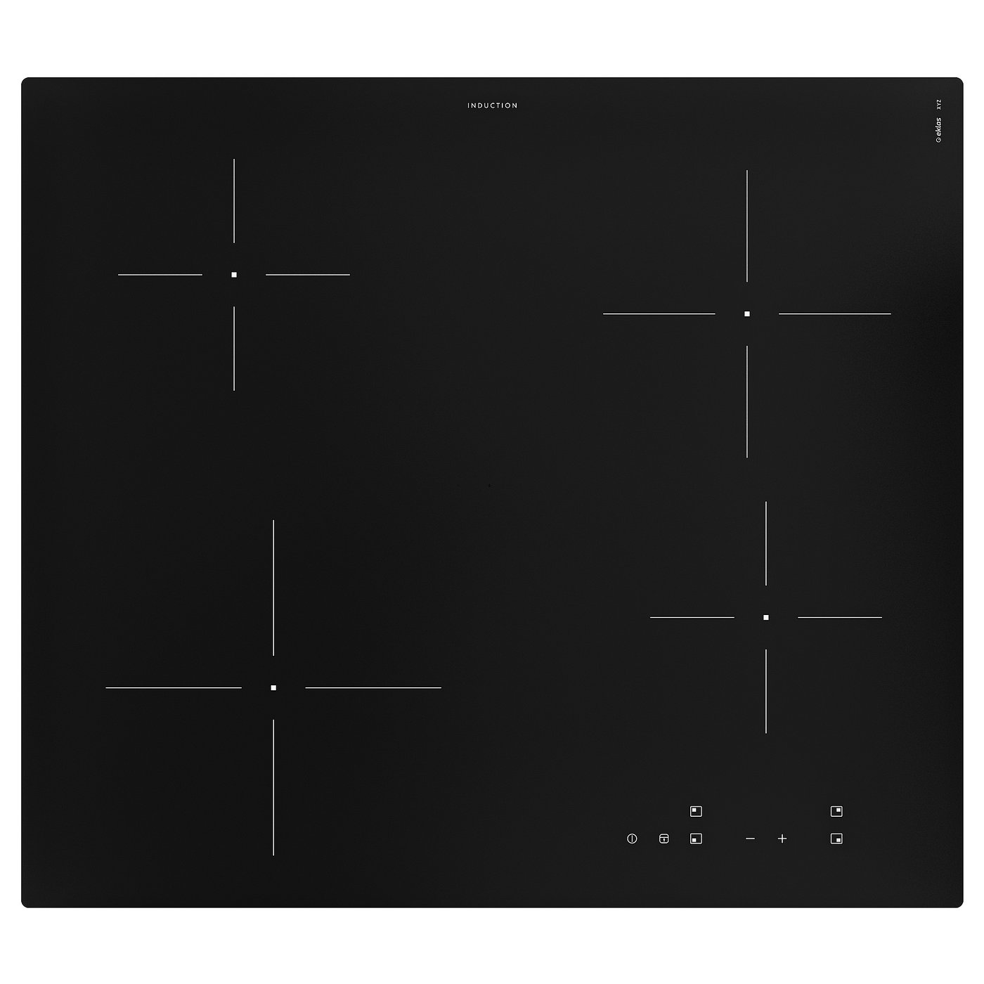 VILSTA induction hob, IKEA 300 black, 59 cm IKEA Sweden