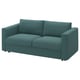VIMLE 2-seat sofa-bed, Kelinge grey-turquoise
