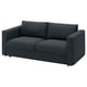 VIMLE 2-seat sofa-bed, Knäbäck anthracite