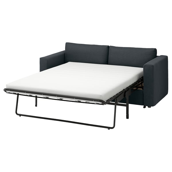 VIMLE 2-seat sofa-bed, Knäbäck anthracite
