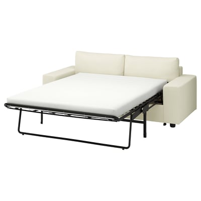 VIMLE 2-seat sofa-bed, with wide armrests/Johanneshov off-white