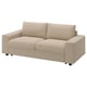VIMLE 2-seat sofa-bed, with wide armrests/Kelinge beige