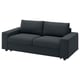 VIMLE 2-seat sofa-bed, with wide armrests/Knäbäck anthracite