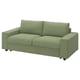 VIMLE 2-seat sofa-bed, with wide armrests/Mosshed grey-green