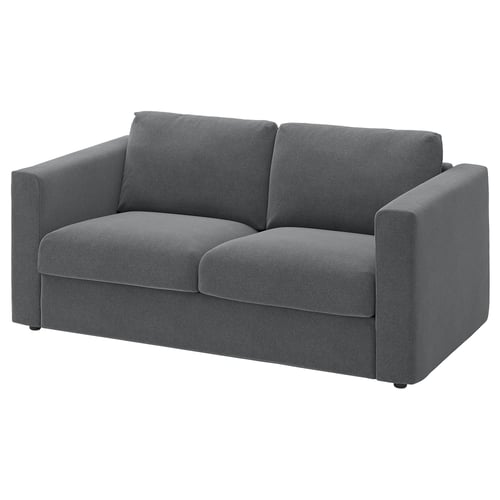 VIMLE 2-seat sofa, Johanneshov dark grey