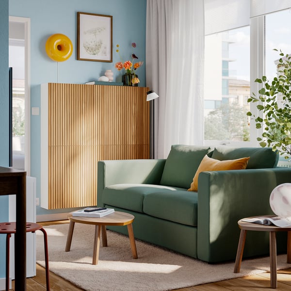 VIMLE 2-seat sofa, Knäbäck anthracite